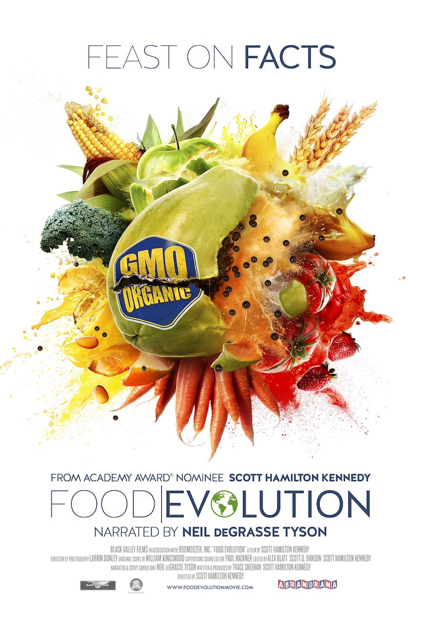 The "Food Evolution" movie poster, courtesy of Black Valley Films.